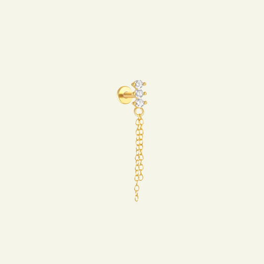Hestia Drop Chain Piercing