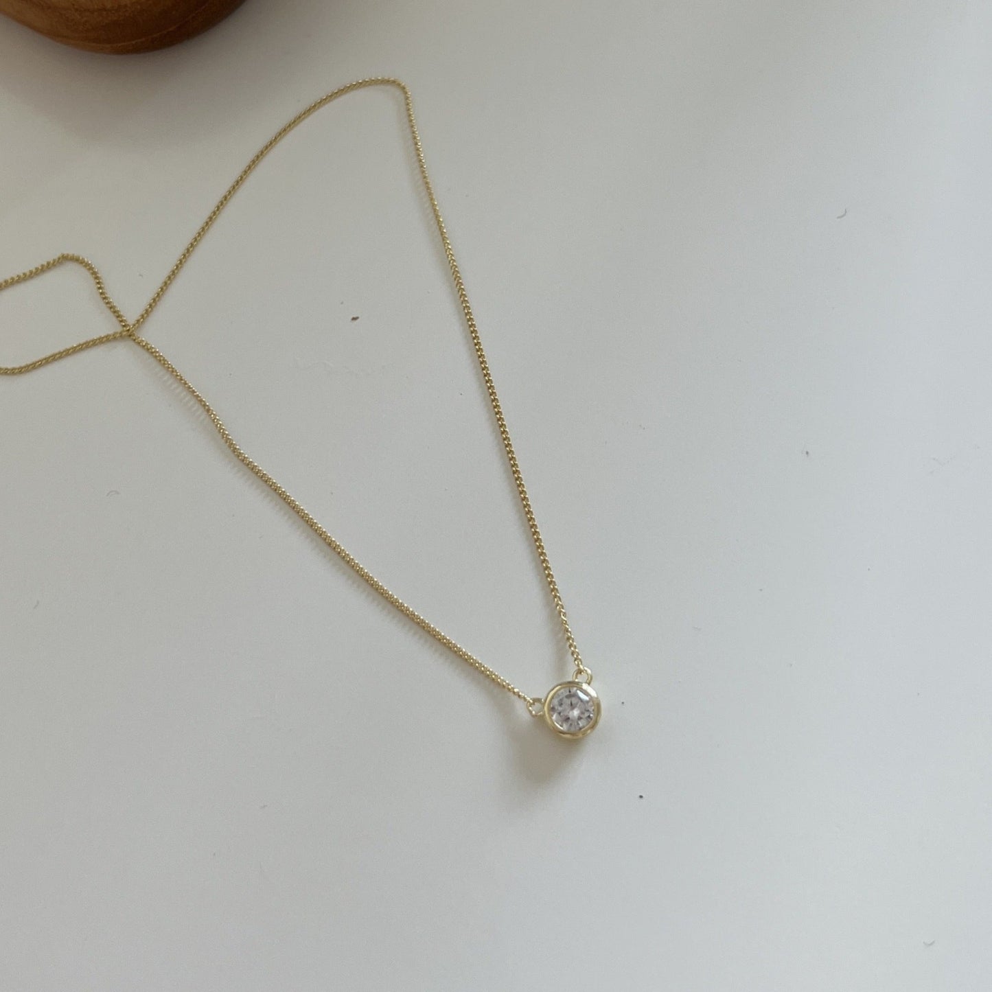 Astraea Solitaire Necklace
