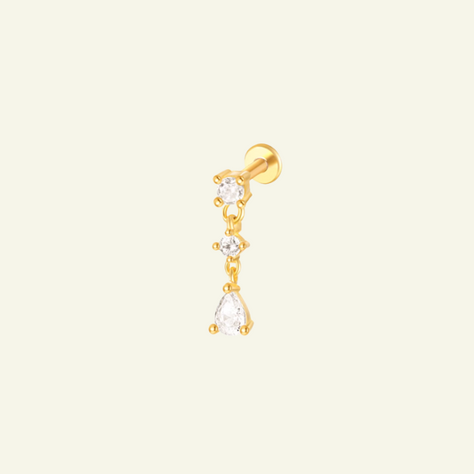 Dione Teardrop Dangle Piercing