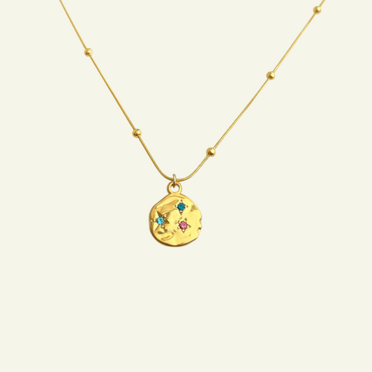 Selene Drops Gemstone Necklace