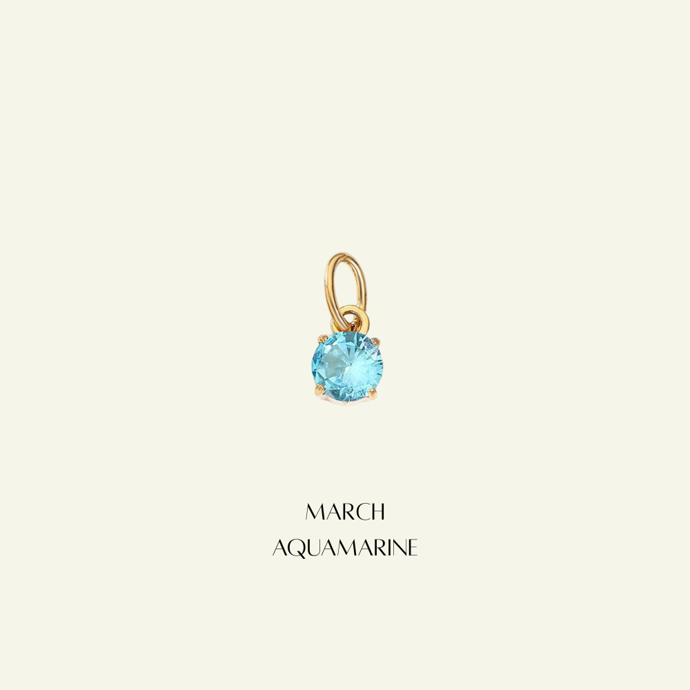Birthstone Radiant Necklace - Personalised