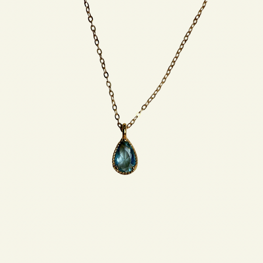 Eurydice Gemstone Necklace - Gold