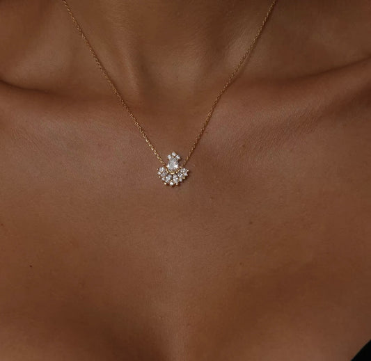 Aurora Fan Necklace