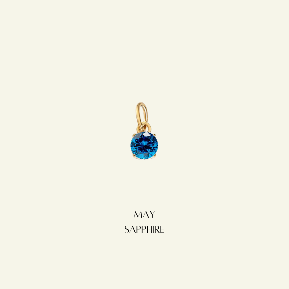 Birthstone Radiant Necklace - Personalised