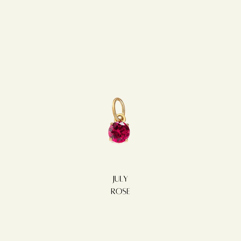Birthstone Radiant Necklace - Personalised