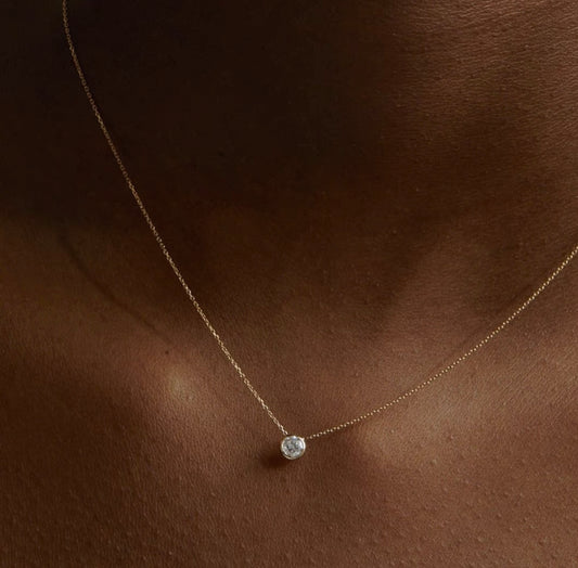 Celestine Drop Necklace