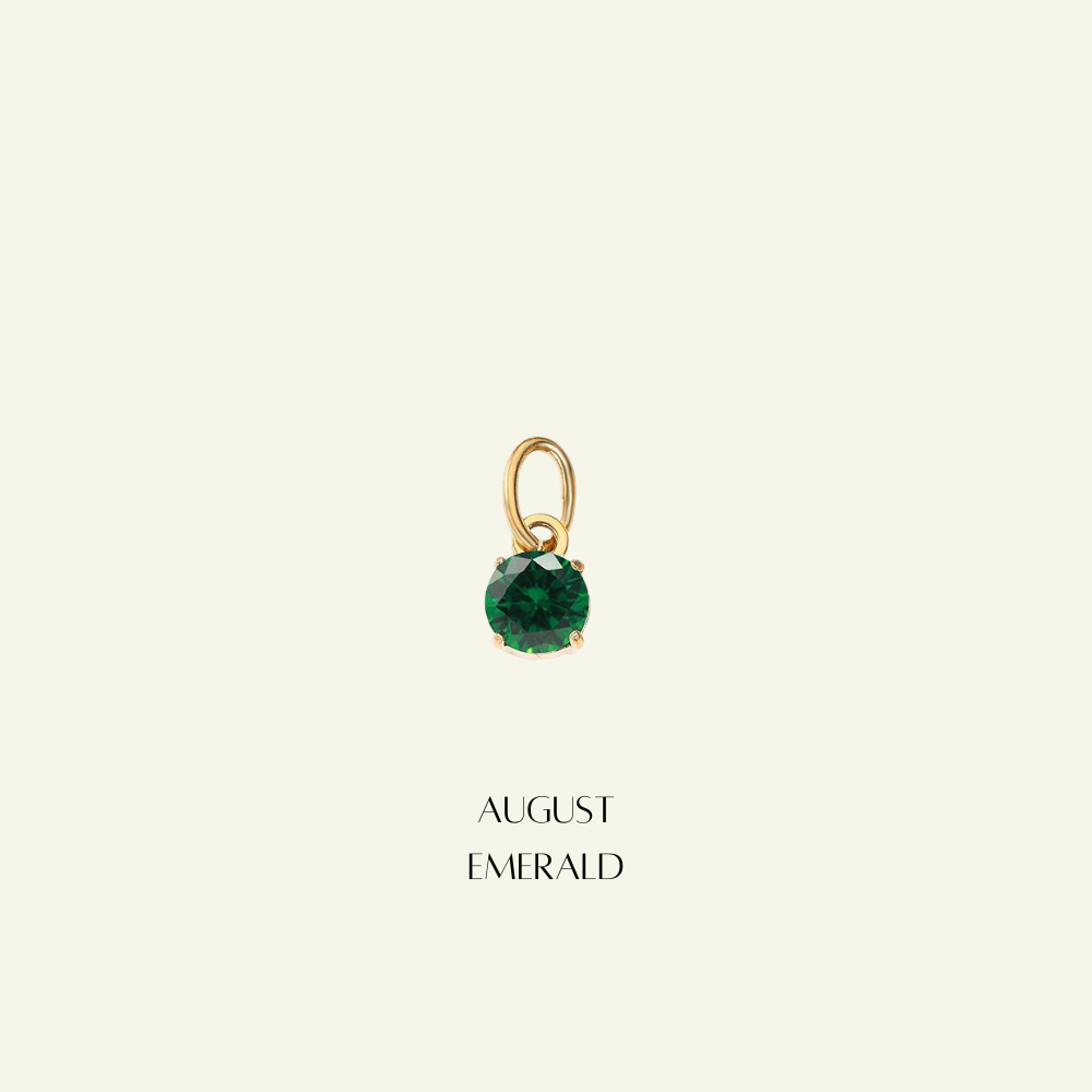 Birthstone Radiant Necklace - Personalised