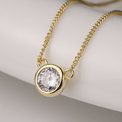 Astraea Solitaire Necklace