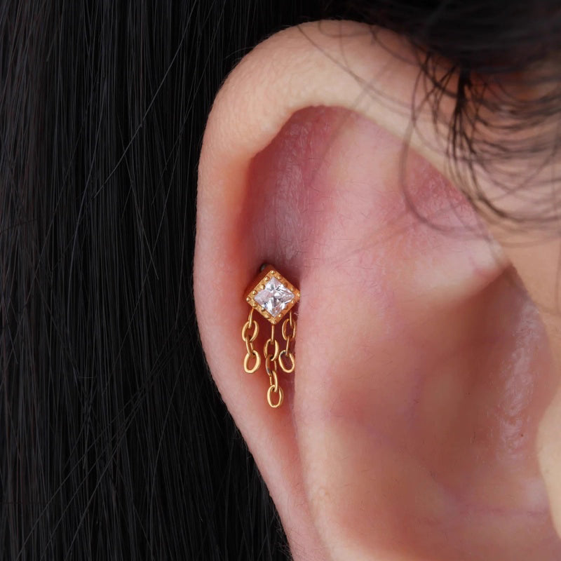 Mnemosyne Chain Drip Piercing