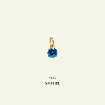 Birthstone Radiant Necklace - Personalised