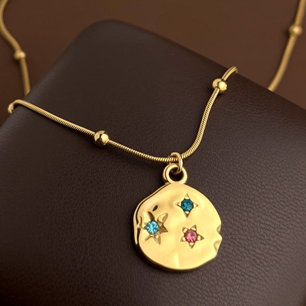 Selene Drops Gemstone Necklace
